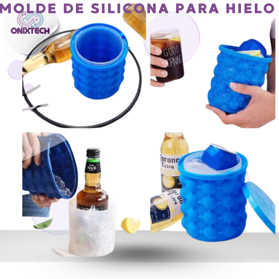 MOLDE DE SILICONA PARA HIELO